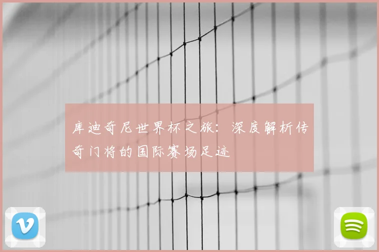 库迪奇尼世界杯之旅：深度解析传奇门将的国际赛场足迹